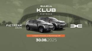 I Zlot Dacia Pietrzak już pod koniec wakacji! I Zlot Dacia Pietrzak już pod koniec wakacji!