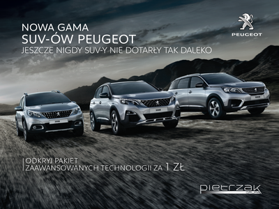 Nowa gama SUV-ów Peugeot